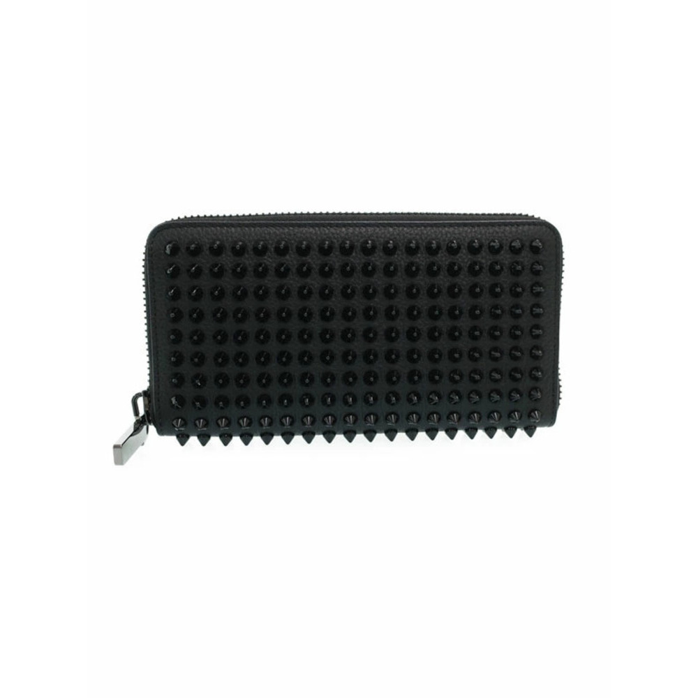 Christian Louboutin Panettone Studded Round Zipper Long Wallet
